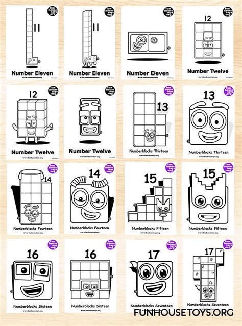 28 Numberblocks Coloring Pages 17 Free Wallpaper