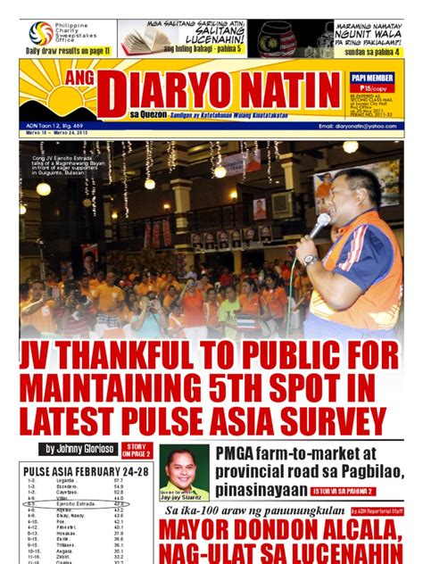Ang Diaryo Natin Sa Quezon Issue 469 Pdf