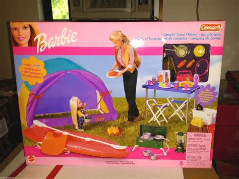 Barbie Coleman Camping Gear Playset Ed Mattel 88819 Ebay Barbie Doll House Barbie Dolls