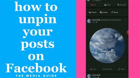 How To Unpin Your Posts On Facebook App 2022 Youtube