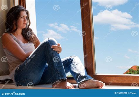 Daydream Stock Photo Image Of Indoors Caucasian Comfortable 15263288