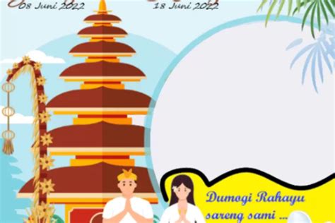Link Twibbon Hari Galungan Dan Kuningan Desain Populer Keren Dan Kekinian Banten Raya