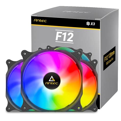 Antec 120mm Rgb Case Fan Rgb High Performance Pc Fan 4 Pin Rgb F12