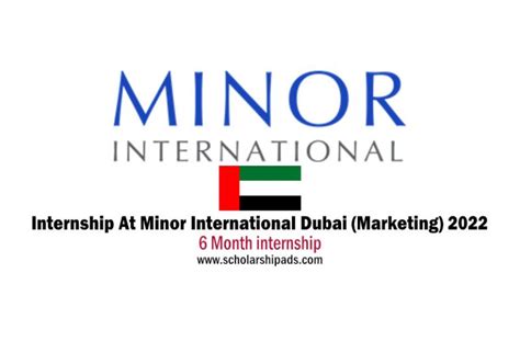 Internship At Minor International Dubai Marketing 2022
