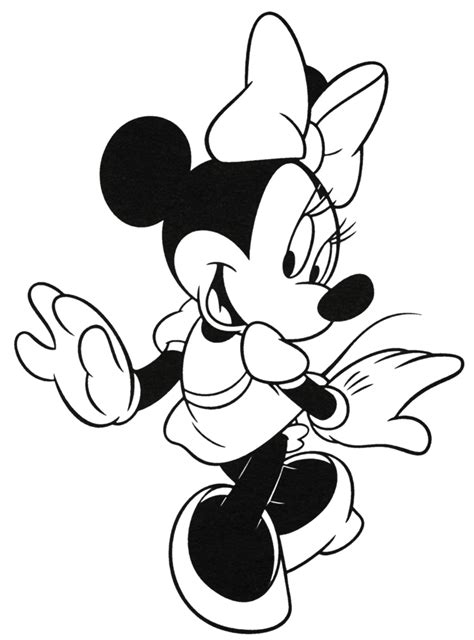 Ba Da Web Minnie Mouse Desenhos Para Colorir