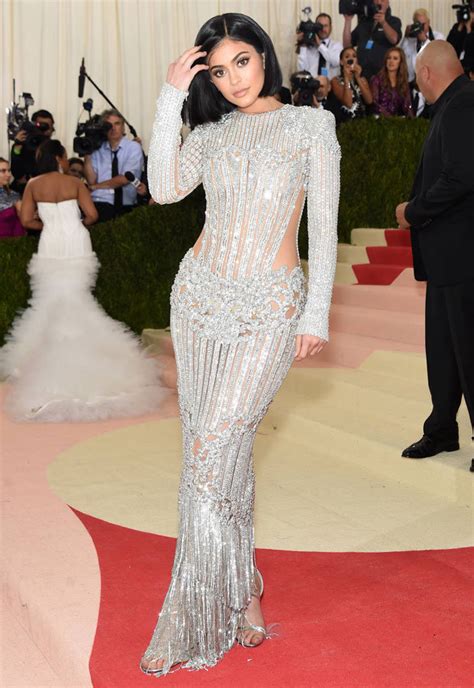 Kylie Jenner Risks Wardrobe Malfunction In Nude Illusion Met Gala Gown