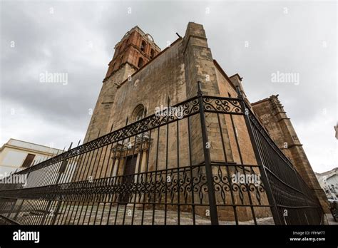 Facade Of Iglesia De La Candelaria Zafra Extremadura Spain Stock