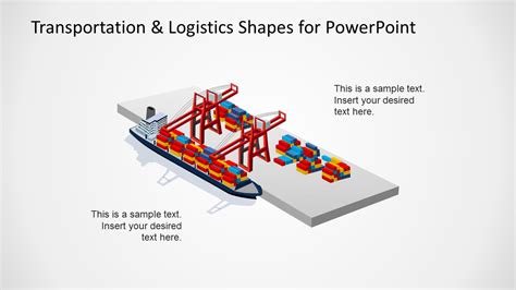 Port Logistics Maritime Slide Design For Powerpoint Slidemodel