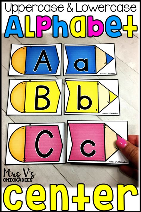 Uppercase And Lowercase Letter Match Puzzles Hands On Center For Letter