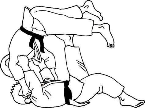 Dibujo De Judo Para Colorear