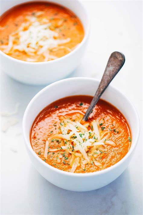 Simple Homemade Tomato Soup Recipe Pinch Of Yum