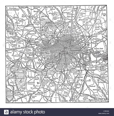Old London Map Hi Res Stock Photography And Images Alamy