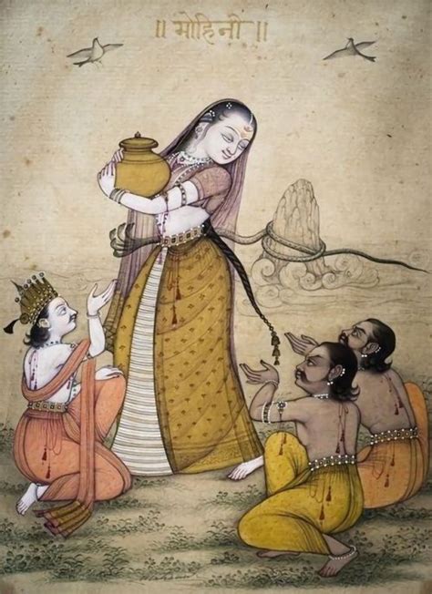 Mohini Murti Vishnu´s Female Avatar By Mahaveer Sawmi Hindu Art