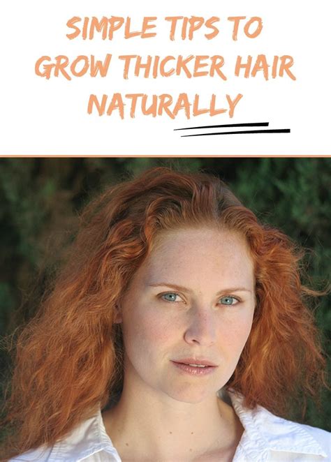 Womens Mag Blog Simple Tips To Grow Thicker Hair Naturally Thick