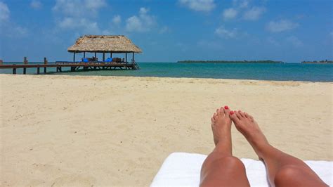 Best Beaches In Belize Placencia Getting Stamped
