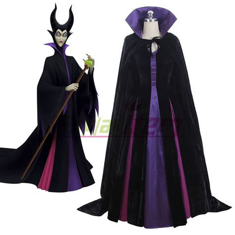 Maleficent From Sleeping Beauty Dress Costume Halloween Cosplay Costume V02beautydress