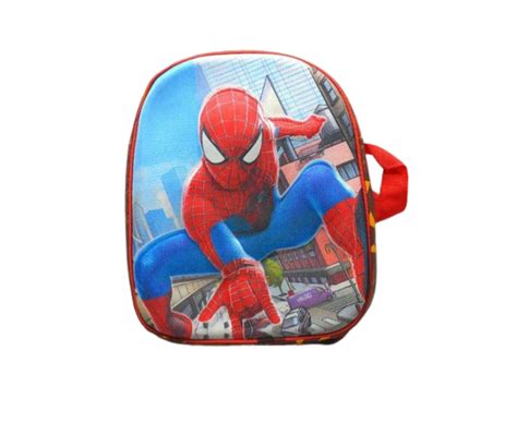 School Bags 3d Printed Spider Man Class Nursery To Class 1 Leyjaopk