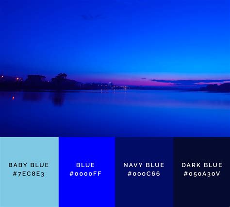 99 Shades Of Blue Color With Names Hex Rgb And Cmyk 2023 Colors