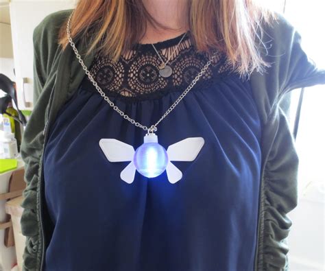 Zelda Navi Fairy Led Necklaceornament With Pictures Instructables