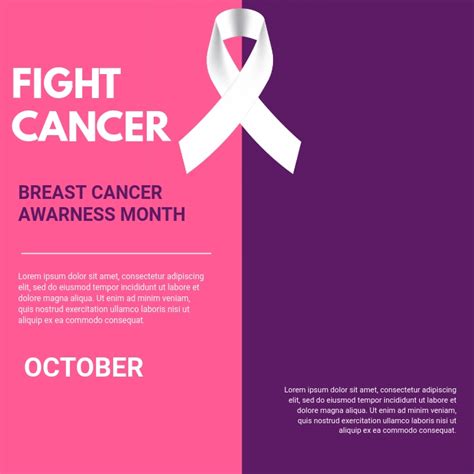 Cancer Awareness Flyer Template Postermywall