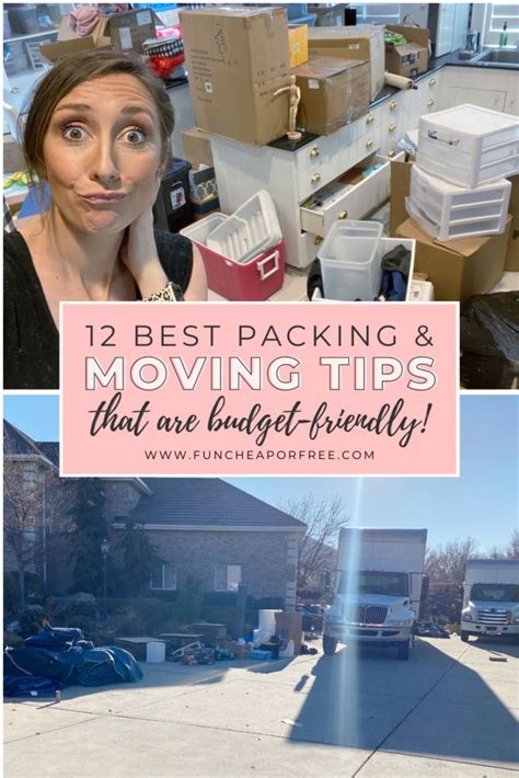 12 Moving Tips To Save You Time And Money Fun Cheap Or Free Moving