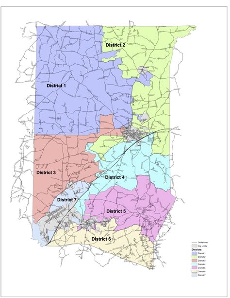 County Commissioner District Map Wizs