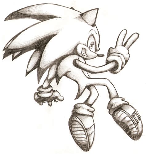 Sonic Drawing By Kelskora On Deviantart