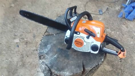 Stihl Ms 170 Bar And Chain Upgrade How To Replace Ms170 Bar And Chain Stihl Ms Chainsaw