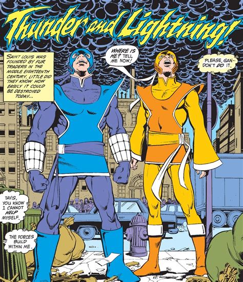 Thunder And Lightning Dc Comics Database