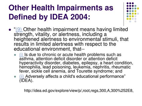 Ppt Other Health Impairments Including Asthma Aids And Cancer