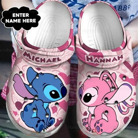 Personalized Stitch And Angel Clogs Stitch And Angel Sandal Etsy UK