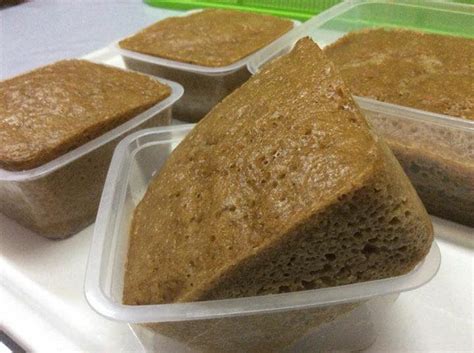 Kemudian dibiarkan hingga airnya menyusut. Apam Kampung Kampung Gula Merah Cantik Naik Tembam - Rasa