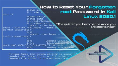 How To Reset Root Password Kali Linux 20212 Youtube