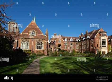 Homerton College Cambridge University Uk Exterior View Of The Older