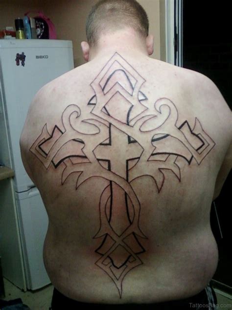44 Perfect Cross Tattoos On Back Tattoo Designs