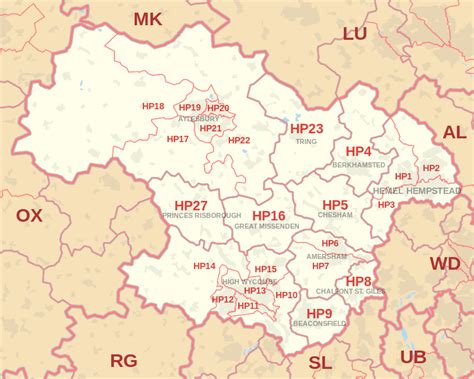 Hemel Hempstead Postcode Information List Of Postal Codes