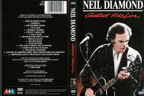 Catálogo Dvd Música Neil Diamond Greatest Hits Live