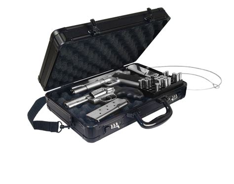 Locking Pistol Case Black Ops Tethering Cord Vaultz Vz00408