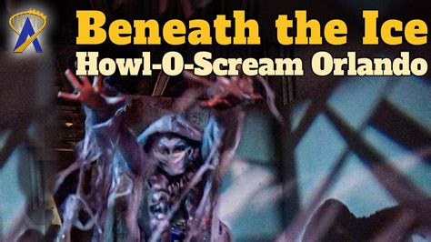 beneath the ice haunted house full walkthrough howl o scream orlando youtube