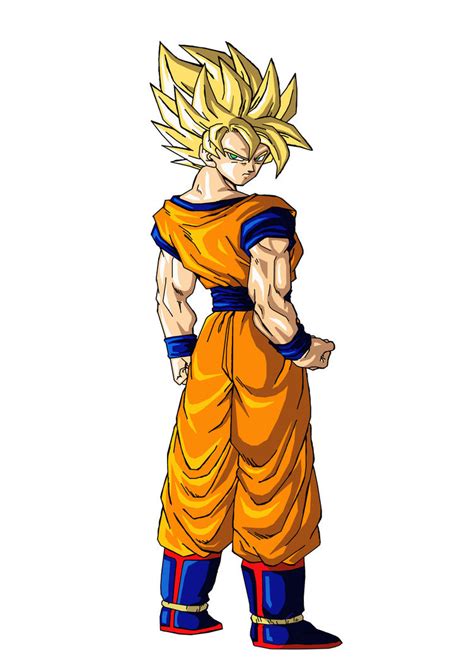 Goku Back By Antgoku On Deviantart