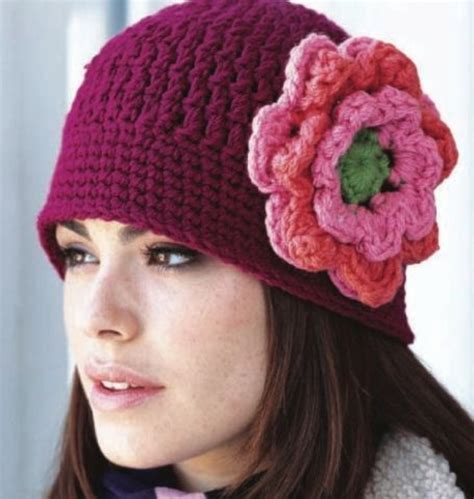 9 Knit Hat with Flower Patterns - The Funky Stitch