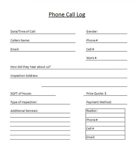 10 Telephone Call List Templates Newsletter Templates List Template