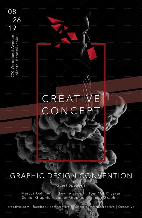 Creative Concept Poster Design Template In Psd Word Publisher