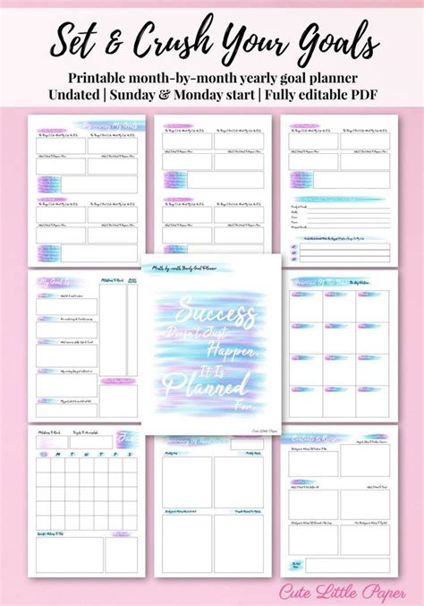 This Item Is Unavailable Etsy Goal Planner Printable Goals Planner