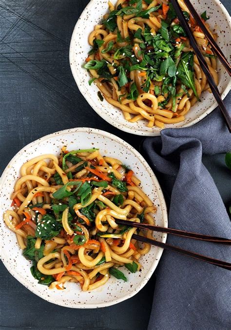 In just minutes, you can have these sliced, cooked and ready to go! 15 Minute Spicy Udon Stir Fry - Yes! You can be enjoying ...