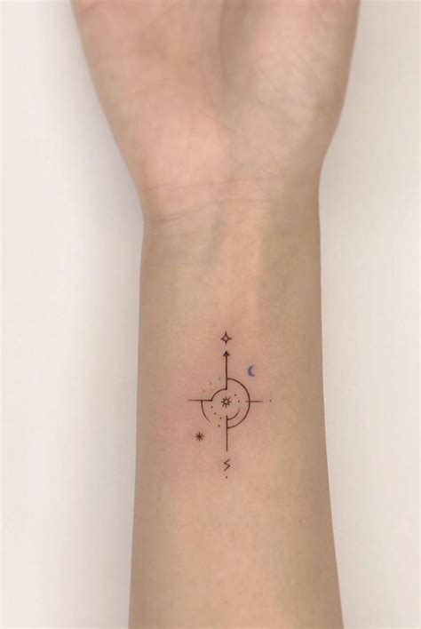 Pretty Compass Tattoos Give You Directions Compass Tattoo Tiny