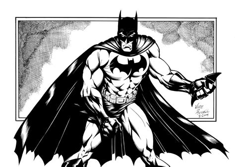 Batman In Vince Russells My Pencils And Inks Comic Art Gallery Room
