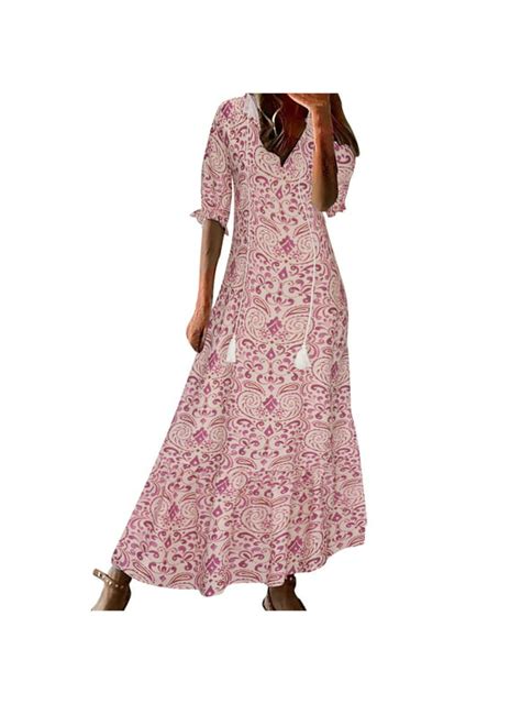 Bell Sleeve Hippie Dresses