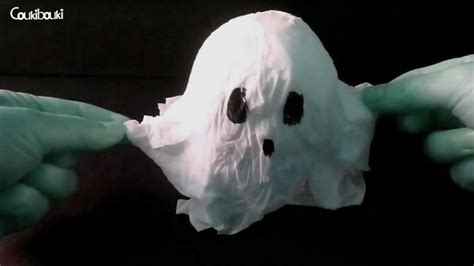Petit Fantôme en papier mâché pour Halloween - Comment fabriquer avec