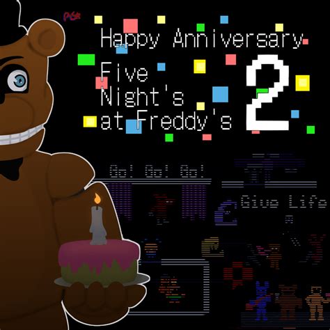 Happy 5th Anniversary Fnaf 2 🎂 Fivenightsatfreddys